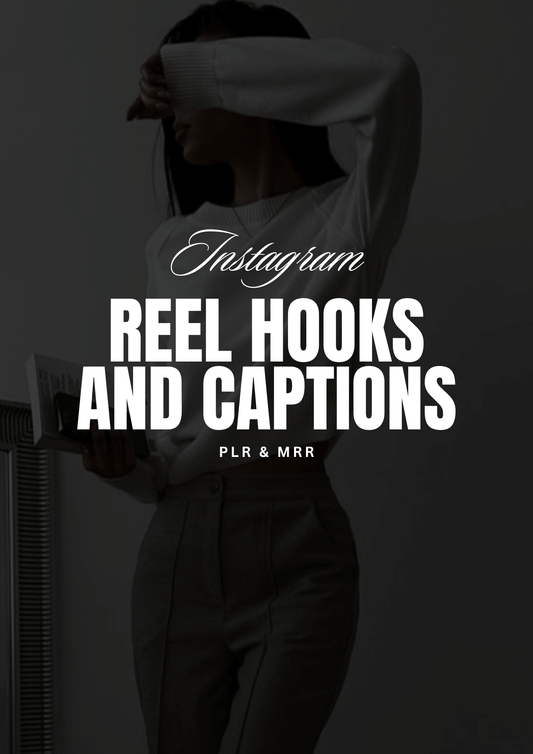 Instagram Reels Hooks And Captions 30-Days Of Content Ideas