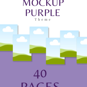 40 Purple Mockup Template New